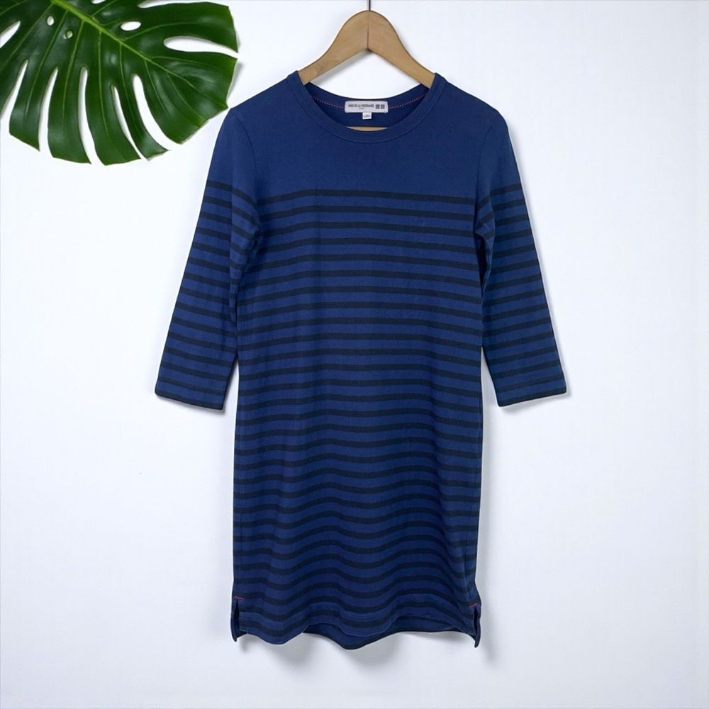 Uniqlo x Ines de la Fressange Striped Knit T-Shirt Dress - Picture 2 of 10